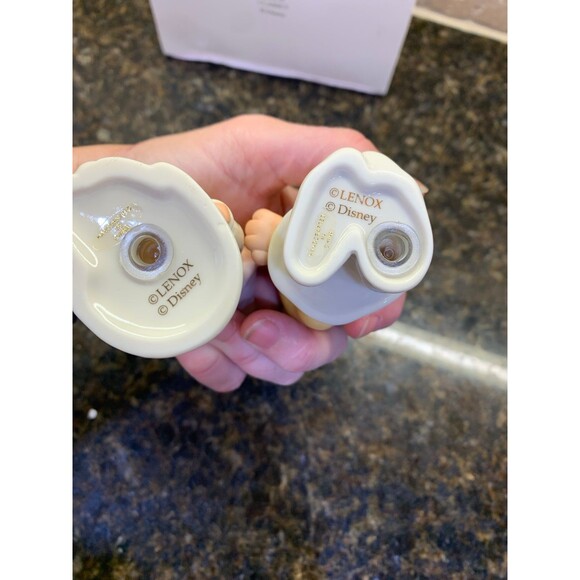 Disney Lenox Classics Sneezy and Dopey Salt/Pepper Shakers - New - Picture 5 of 6